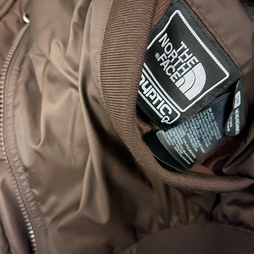 Rare North Face Reversible Cryptic Jacket Small F Medium Ripstop Chocolate Brown - Picture 12 of 16